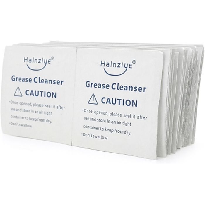 Салфетки Halnziye Grease Cleanser 2-pack (alcohol + without alcohol) 25шт (21311)