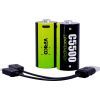 Аккумулятор Verico C/R14 USB Type-C 3700mAh 1.5V Li-ion * 2 (LoopEnergy) (1BTOV-A4N0A2-NN) изображение 2