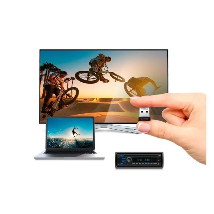 USB флеш накопитель Lexar 128GB S47 USB 3.1 (LJDS47-128ABBK) изображение 6