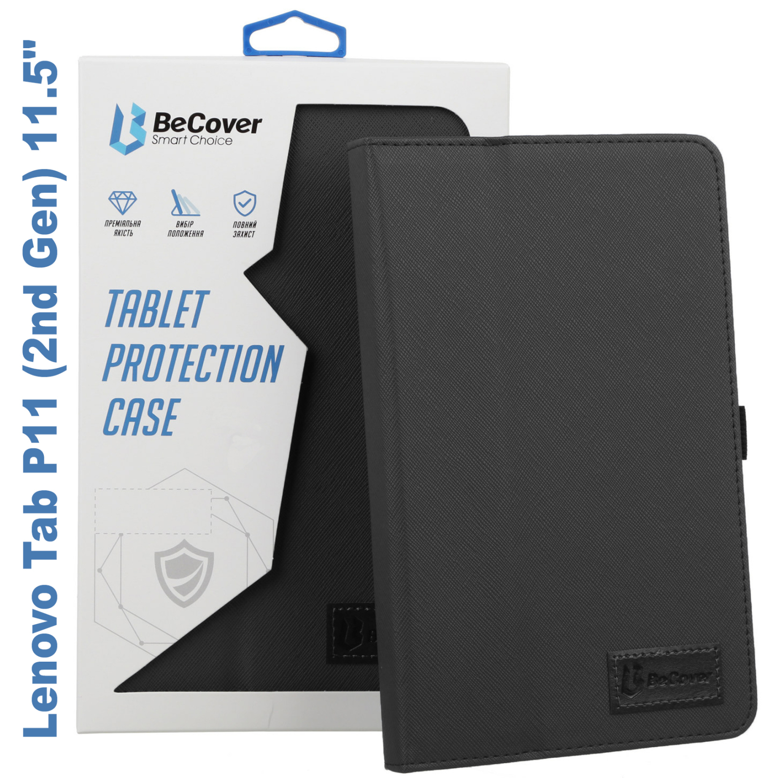 Чохол до планшета BeCover Slimbook Lenovo Tab P11 (2nd Gen) (TB-350FU/TB-350XU) 11.5" Black (710118)