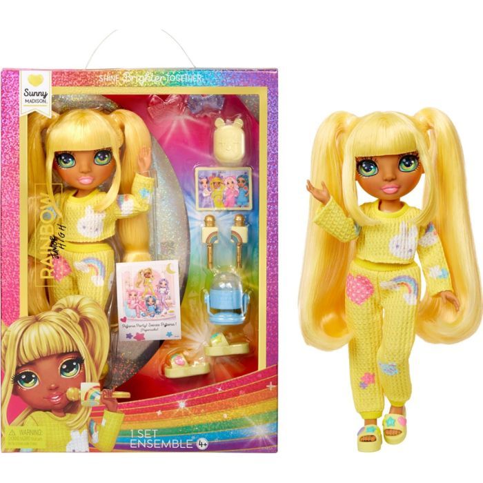 Кукла Rainbow High серии Junior High PJ Party - Санни (503682)