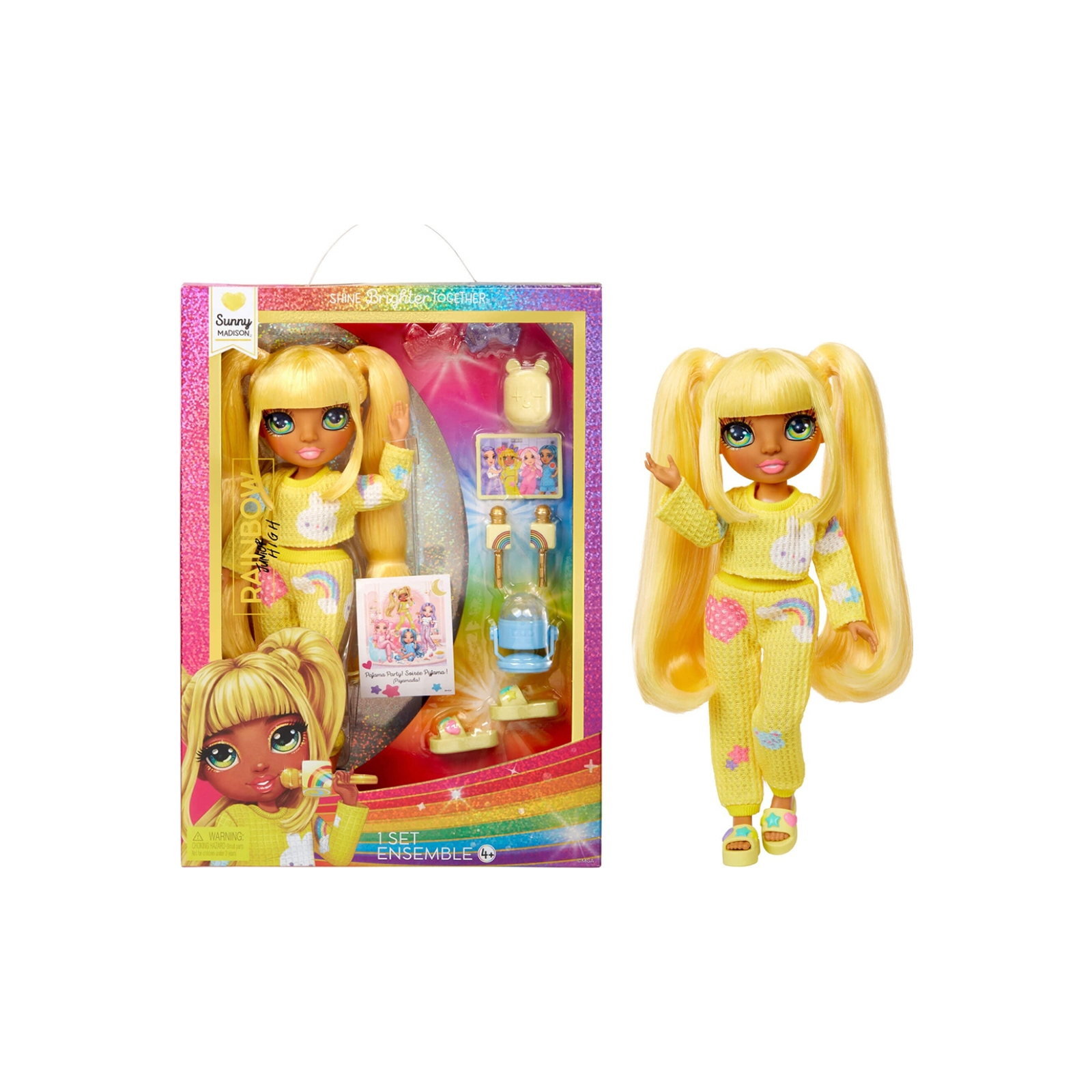Кукла Rainbow High серии Junior High PJ Party - Санни (503682)