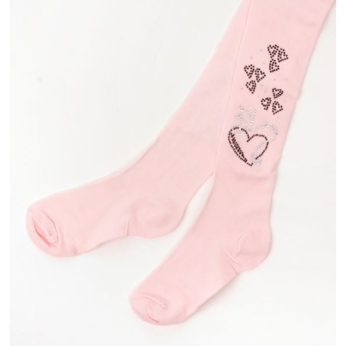 Колготки детские BNM со стразами (M0C0302-1174-7G-pink) изображение 2