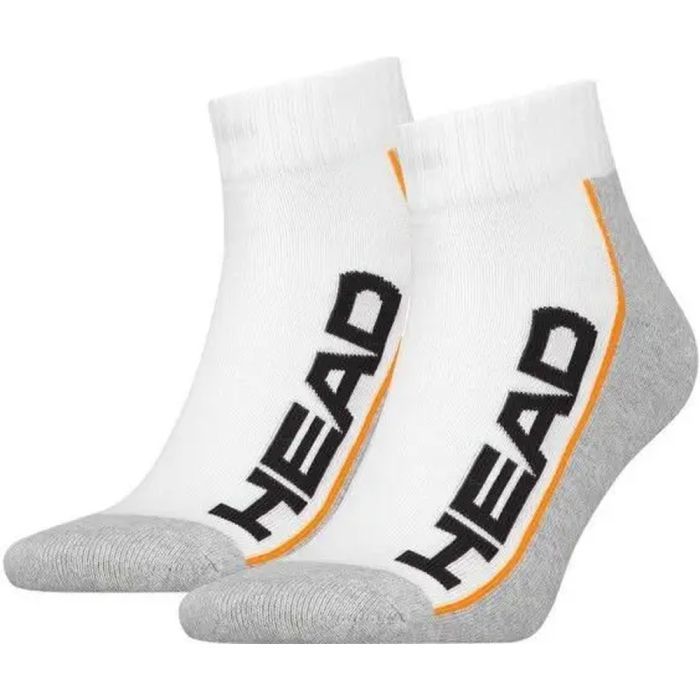 Носки Head Qperformance Quarter 781009001-062 2 пари Білий/Сірий 35-38 (8718824546407)