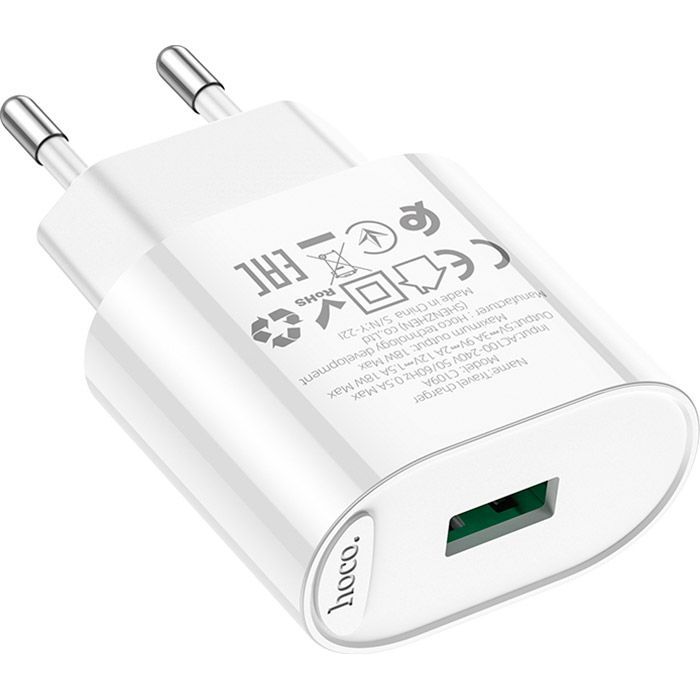 Зарядное устройство HOCO C109A White (6931474784810) изображение 4