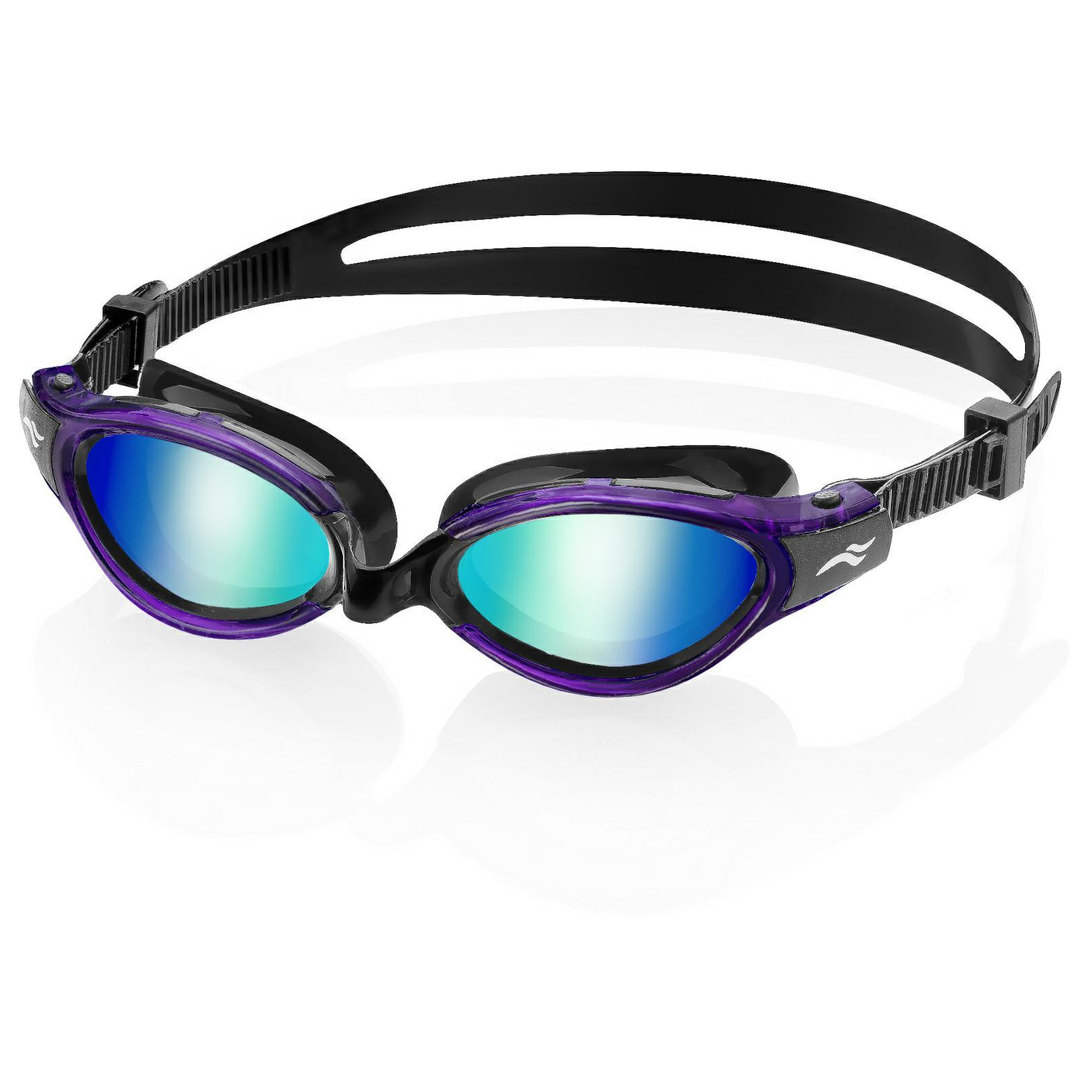 Очки для плавания Aqua Speed Triton 2.0 Mirror 283-09 60415 чорний, бузковий OSFM (5905718604159)