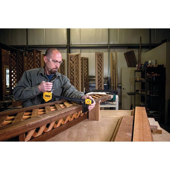 Струбцина DeWALT "XL" триггерная (быстрозажимная), 600 мм, давление 270 кг. (DWHT0-83186) изображение 5