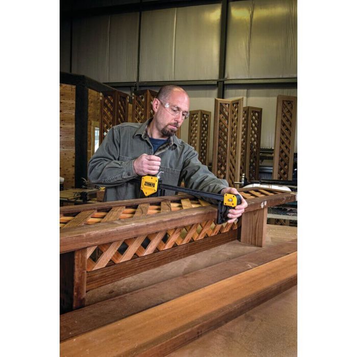 Струбцина DeWALT "XL" триггерная (быстрозажимная), 600 мм, давление 270 кг. (DWHT0-83186) изображение 6