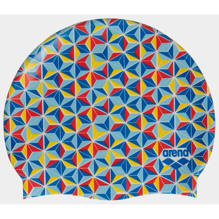 Шапка для плавання Arena Print JR 94171-236 зелений Діт OSFM (3468337082682)