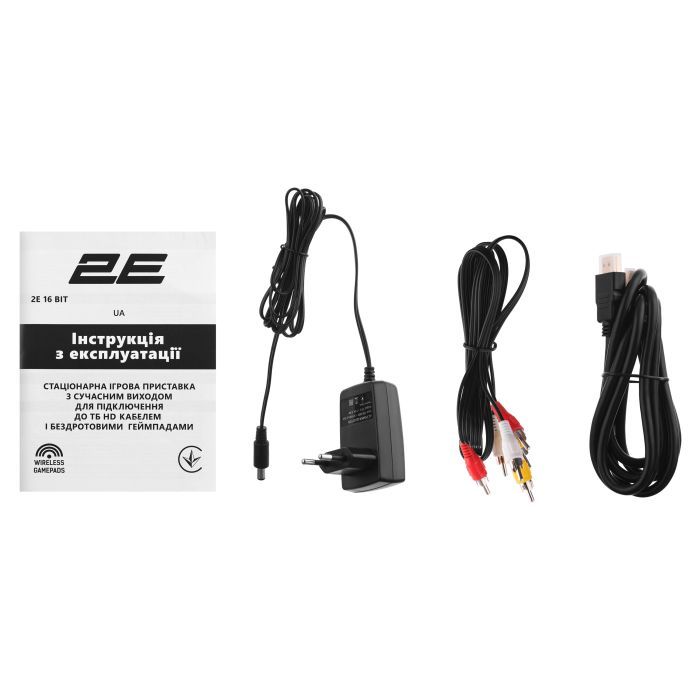 Игровая консоль 2E 16bit HDMI (2 бездротових геймпада, 188 ігор) (2E16BHDWS188) изображение 2