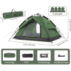 Палатка Naturehike чотиримісний автоматичний NH21ZP008 темно-зелений (6976023920660) изображение 6