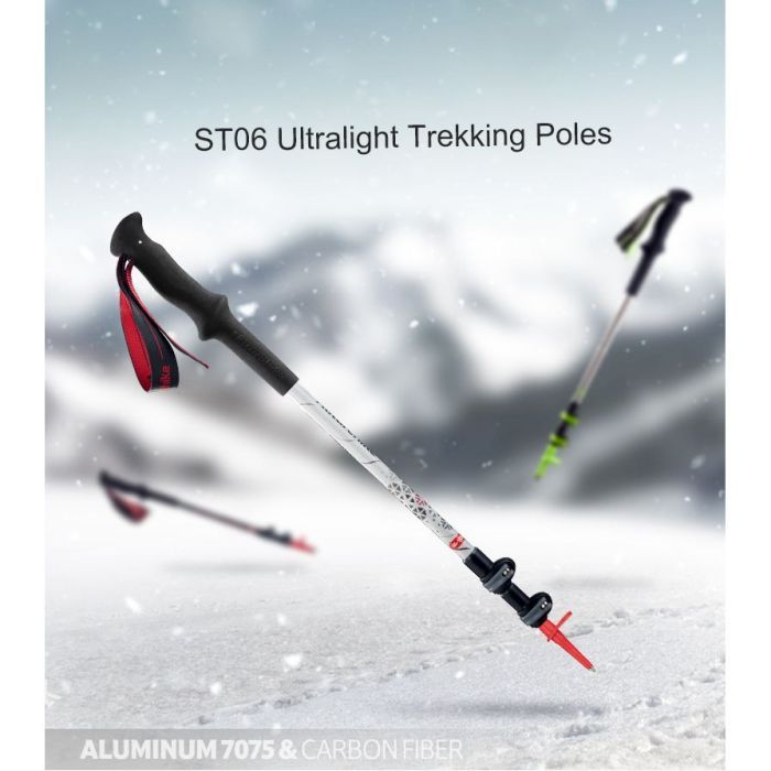 Треккинговые палки Naturehike ST06 NH17D006-D 3-секційна біла 1 шт (6927595748589) изображение 8