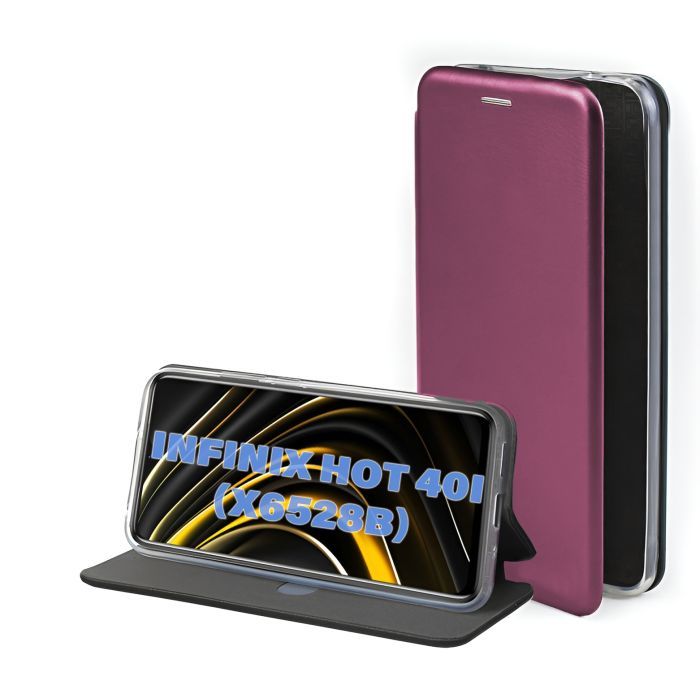 Чехол для мобильного телефона BeCover Exclusive Infinix Hot 40i (X6528B) Burgundy (711229)