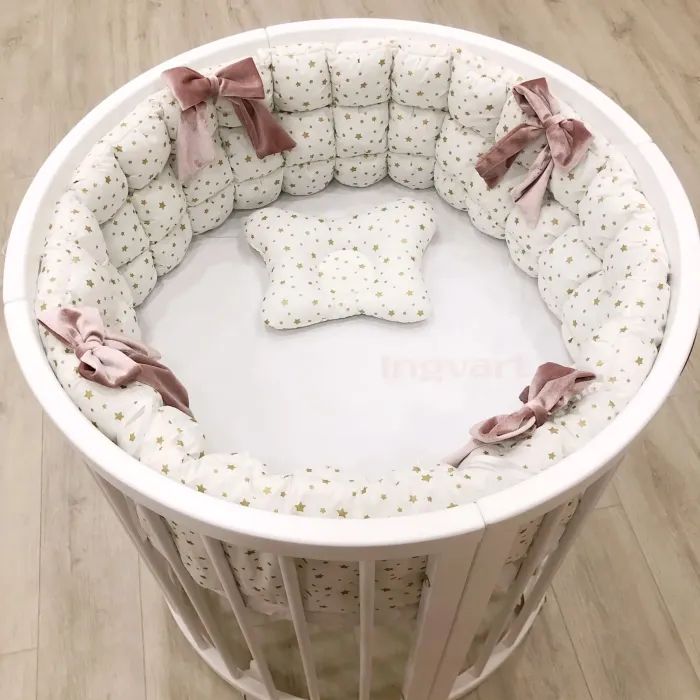 Детский постельный набор Ingvart Звездный лоск 5-в-1 в кроватку Nika (345674567-1) изображение 6