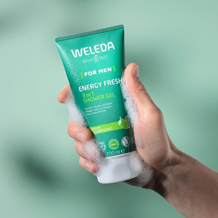 Гель для душа Weleda Energy Fresh Shower Gel 3 в 1 200 мл (7611916558283) изображение 4