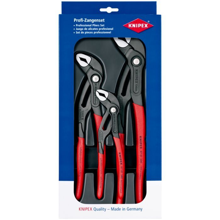 Ключ KNIPEX Cobra, преставной, 3шт (00 20 09 V02) изображение 2