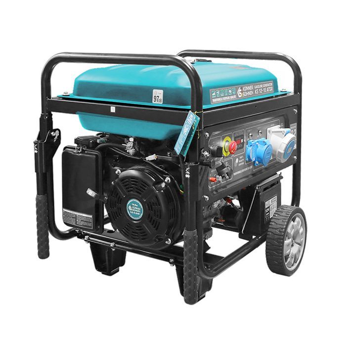 Генератор Konner&Sohnen KS 12-1E ATSR, 230V, 9.2kW, АВР(ATS), електростартер (KS12-1EATSR) зображення 2