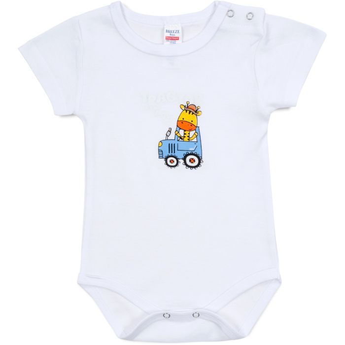 Боди детское Breeze с игрушкой (1103-74-white)