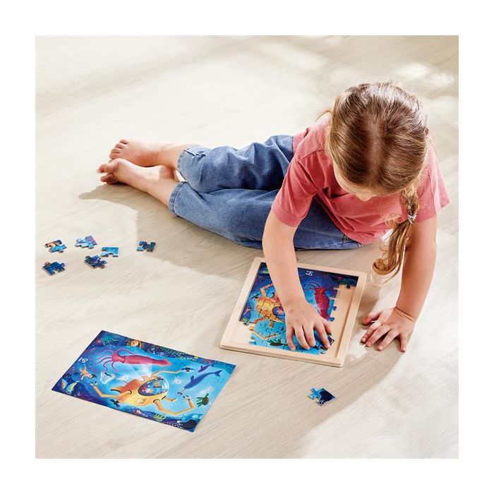 Пазл Hape Океан с раскраской (E1643) изображение 3