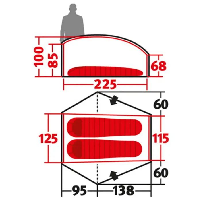 Намет Wechsel Exogen 2 ZG Green (231049) зображення 12