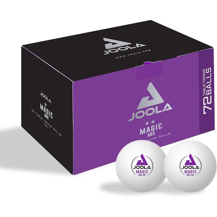 Мячик для настольного тенниса Joola Magic ABS 40+ White 72 шт (44216) (930813) изображение 2