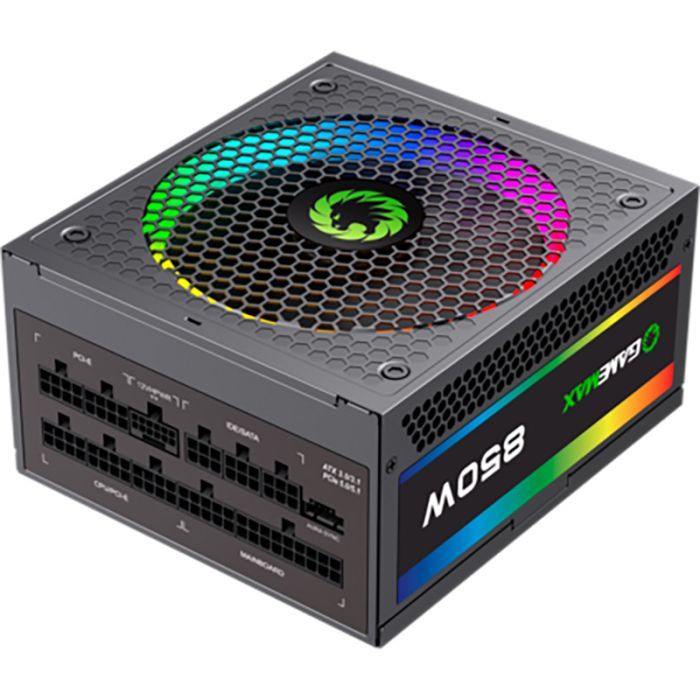 Блок питания Gamemax 850W (RGB 850 PRO (ATX3.03.1 PCIe5.0) изображение 6