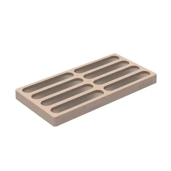 Форма для шоколада Silikomart Kit Bar Sisma 120x25 h10 мм, 117x22 h12.5, 29 мл x 8 (CH028 - KIT BAR SISMA)
