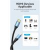 Кабель мультимедийный HDMI to HDMI 2.0m V2.0 4K 60Hz Aluminum Alloy Blue Vention (ALHSH) изображение 4