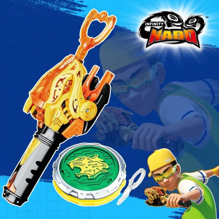 Дзига Infinity Nado VI серія Starter Pack Lighting Leopard Сліпучий Леопард (EU654114) зображення 10
