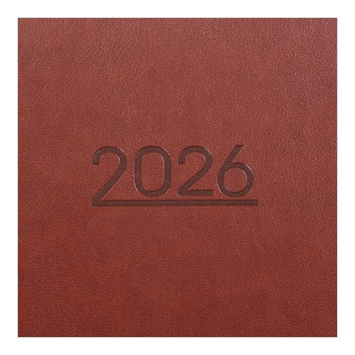 Тижневик Buromax датований 2026 PRIME, А5 коричневий (BM.2196-25) зображення 4