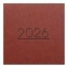 Тижневик Buromax датований 2026 PRIME, А5 коричневий (BM.2196-25) зображення 4