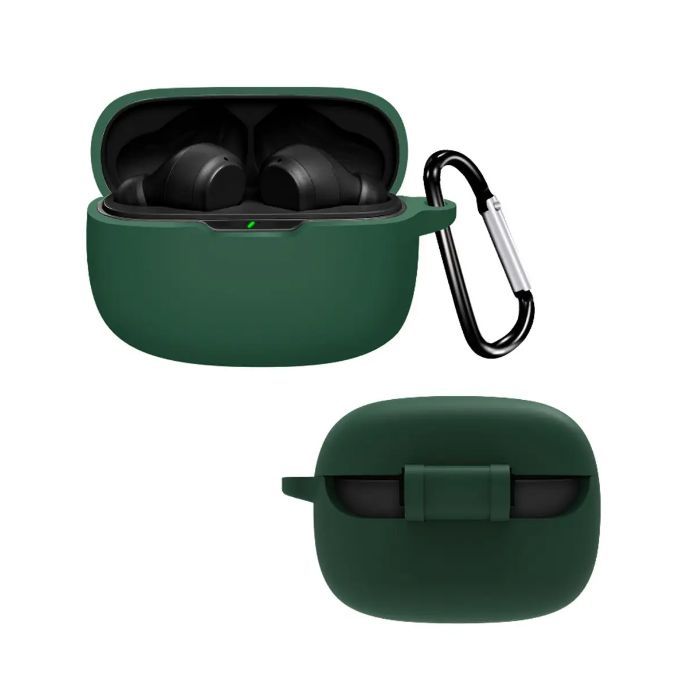 Чехол для наушников BeCover Silicon для JBL Wave Beam TWS Dark Green (710191)