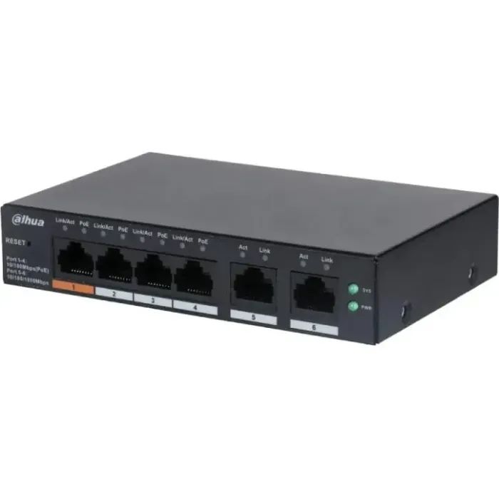Коммутатор сетевой Dahua DH-CS4006-4ET-60 изображение 2