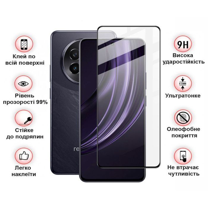 Скло захисне BeCover Realme 13 Plus 5G Black (712502) зображення 3