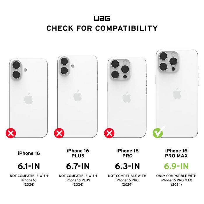 Чехол для мобильного телефона UAG iPhone 16 Pro Max Plyo Magsafe Ice/Gold (114481114381) изображение 7