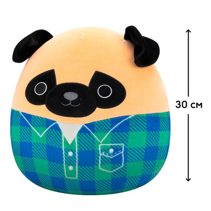 М'яка іграшка Squishmallows Мопс Принц 30 см (SQCR06622) зображення 2