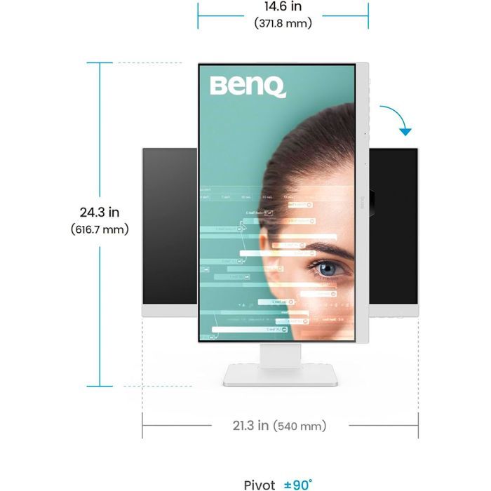 Монітор BenQ GW2486TC WHITE зображення 7