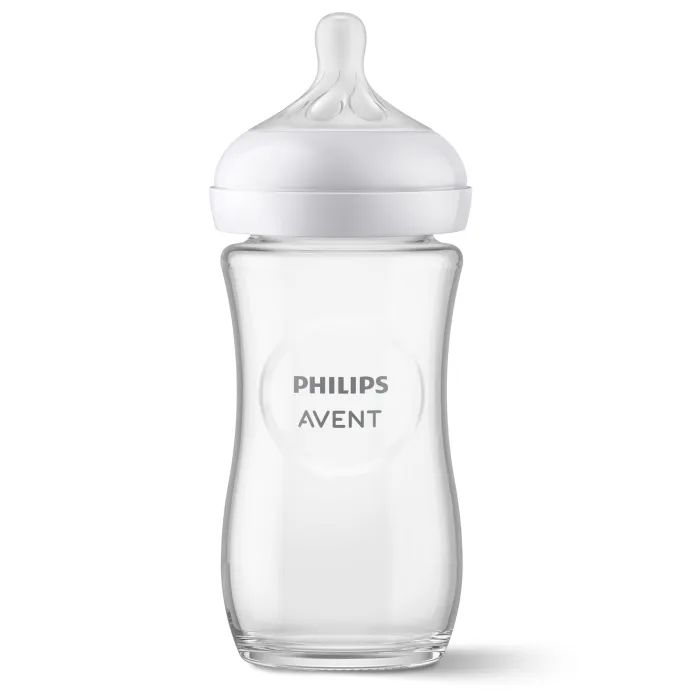 Бутылочка для кормления Philips AVENT Natural Природный поток 240 мл стеклянная (SCY933/01)