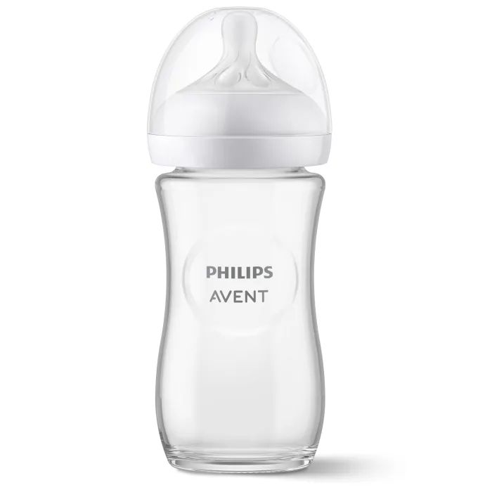 Бутылочка для кормления Philips AVENT Natural Природный поток 240 мл стеклянная (SCY933/01) изображение 3