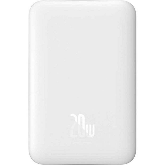 Батарея универсальная Baseus Wireless Magnetic Mini 10000mAh 20W, White (PPCX030002\PPCXM10) (P10022100212-00)