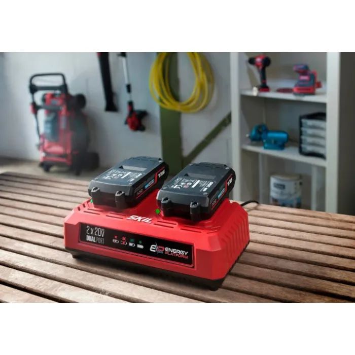 Зарядное устройство для аккумуляторов инструмента Skil 3128 AA, 2,4 A (CR1E3128AA) изображение 3
