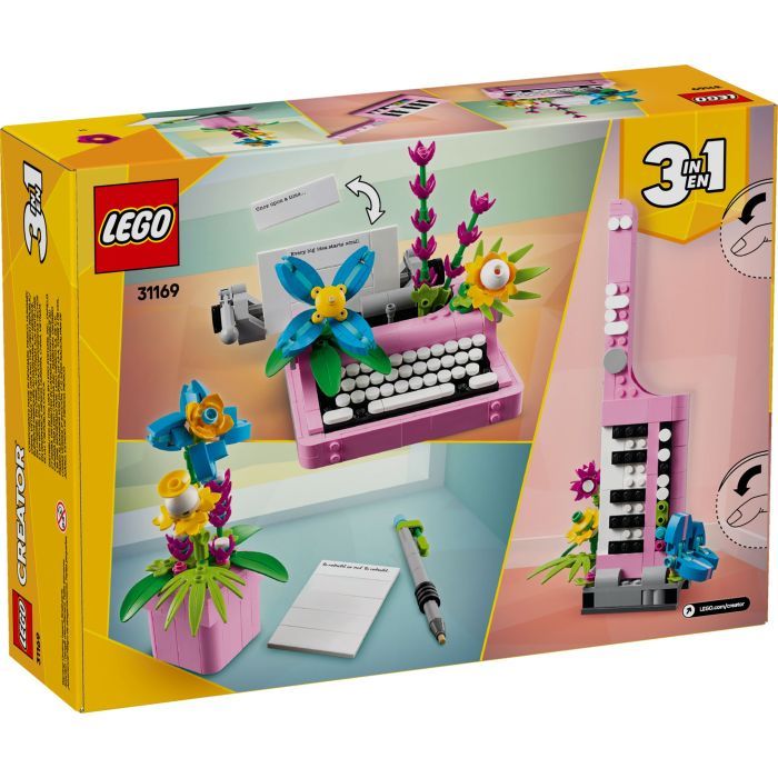 Конструктор LEGO Creator Печатная машинка с цветами (31169) изображение 10