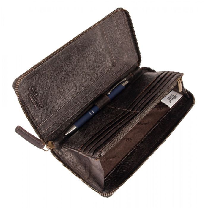 Портмоне Ashwood Дорожное TW01 Chestnut (TW01 CHESTNUT) изображение 11