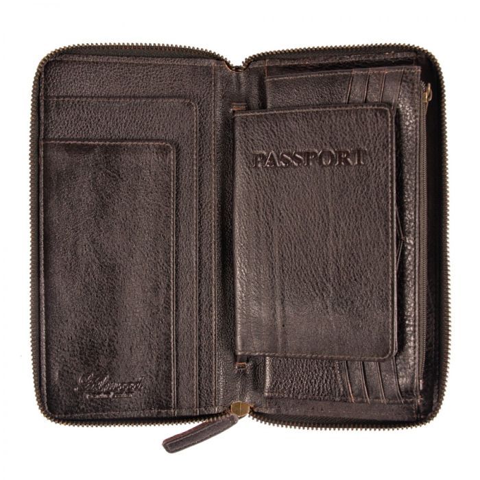 Портмоне Ashwood Дорожное TW01 Chestnut (TW01 CHESTNUT) изображение 3