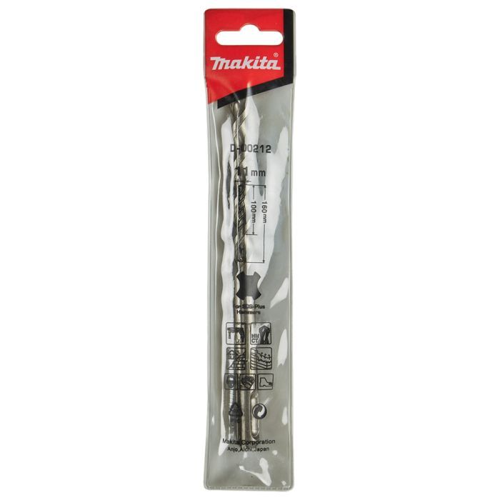 Бур Makita SDS-PLUS 11x160 мм (D-00212) изображение 2