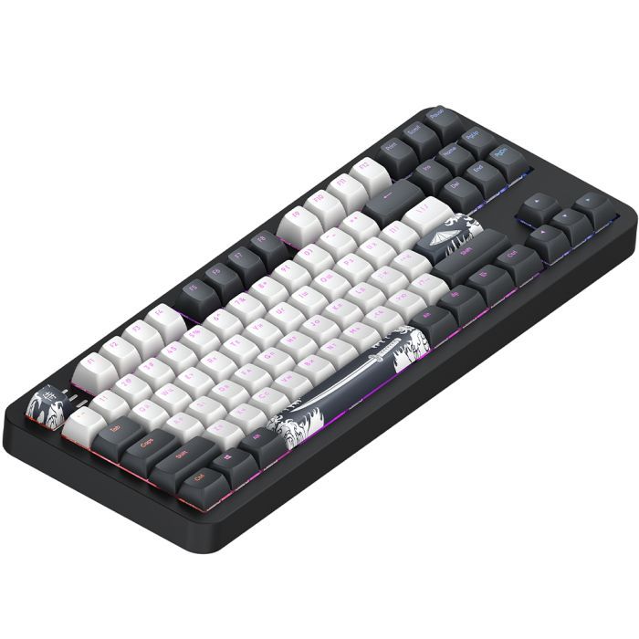 Клавиатура Dark Project ALU87 Bushido ABS RGB Mech G3MS Moonstone Black/White (DPKB_BUSHIDO_87_ANSI_UA) изображение 4