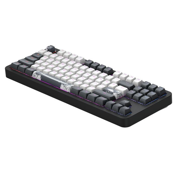 Клавиатура Dark Project ALU87 Bushido ABS RGB Mech G3MS Moonstone Black/White (DPKB_BUSHIDO_87_ANSI_UA) изображение 5