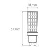 Лампочка Eurolamp LED G9 6W 600Lm 4000K (LED-G9-0640(220)) зображення 3