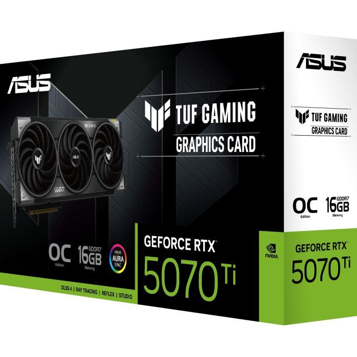 Видеокарта ASUS GeForce RTX5070 Ti 16GB TUF OC GAMING (TUF-RTX5070TI-O16G-GAMING) изображение 11