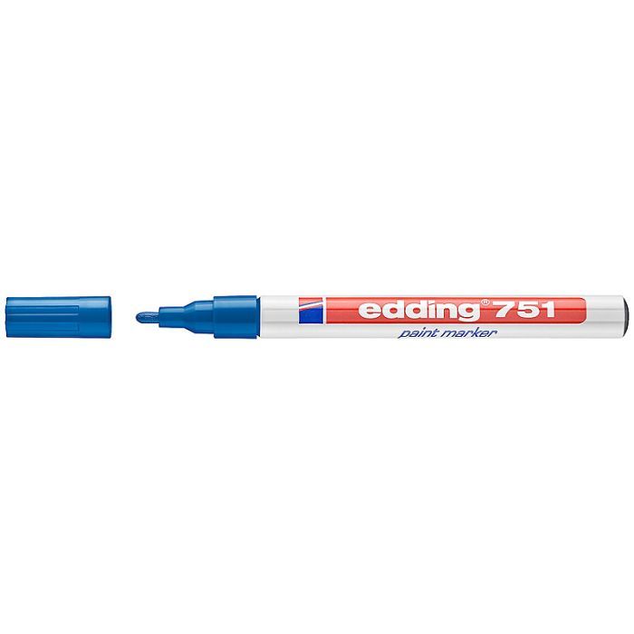 Маркер Edding Paint 1-2 мм круглый черный (e-751/01)